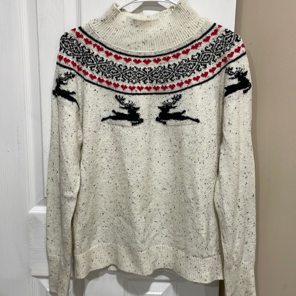 Loft holiday sweater